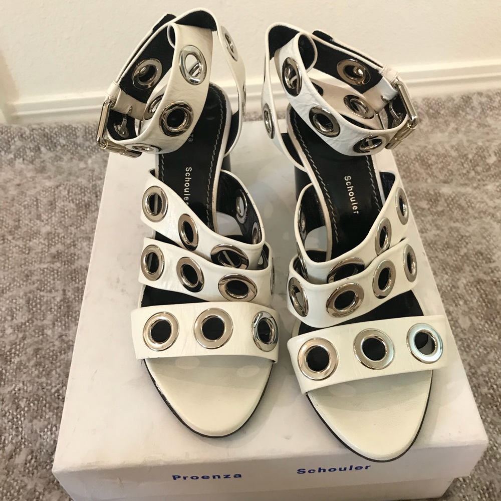 Proenza Schouler Grommet Sandals